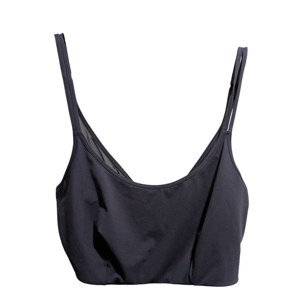 Fabletics Women's Sz 2X Black Naomi Moisture Wicking Sports Bra